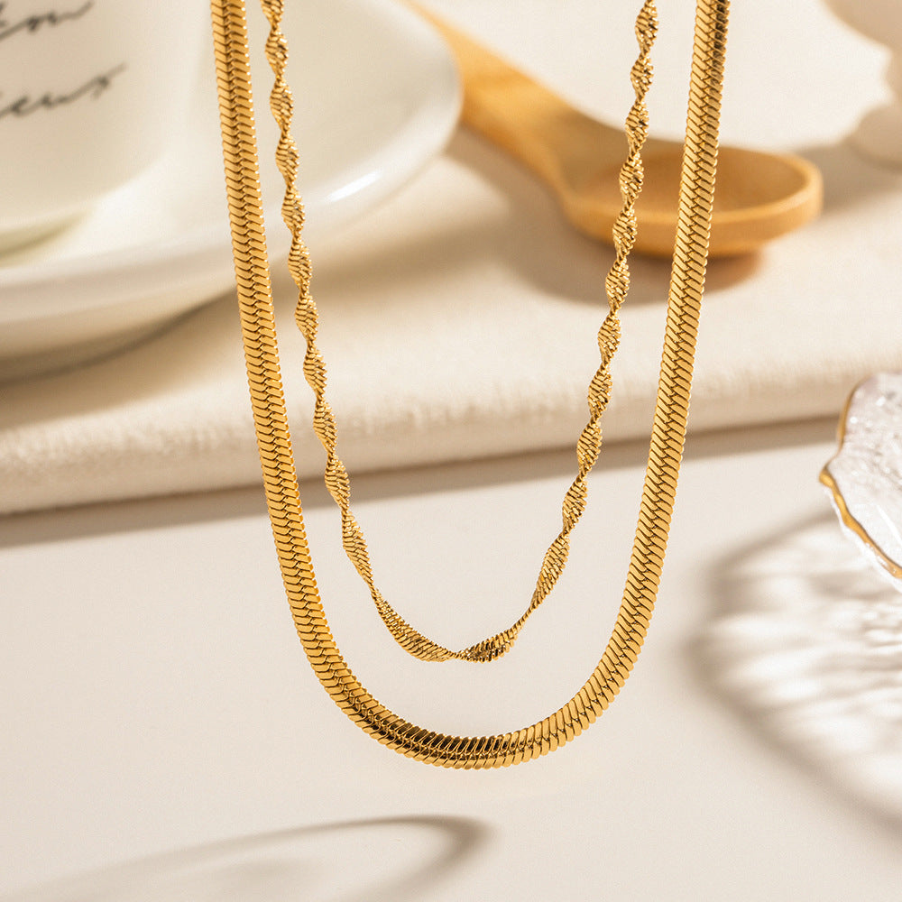 Elaris Double-Layer Necklace