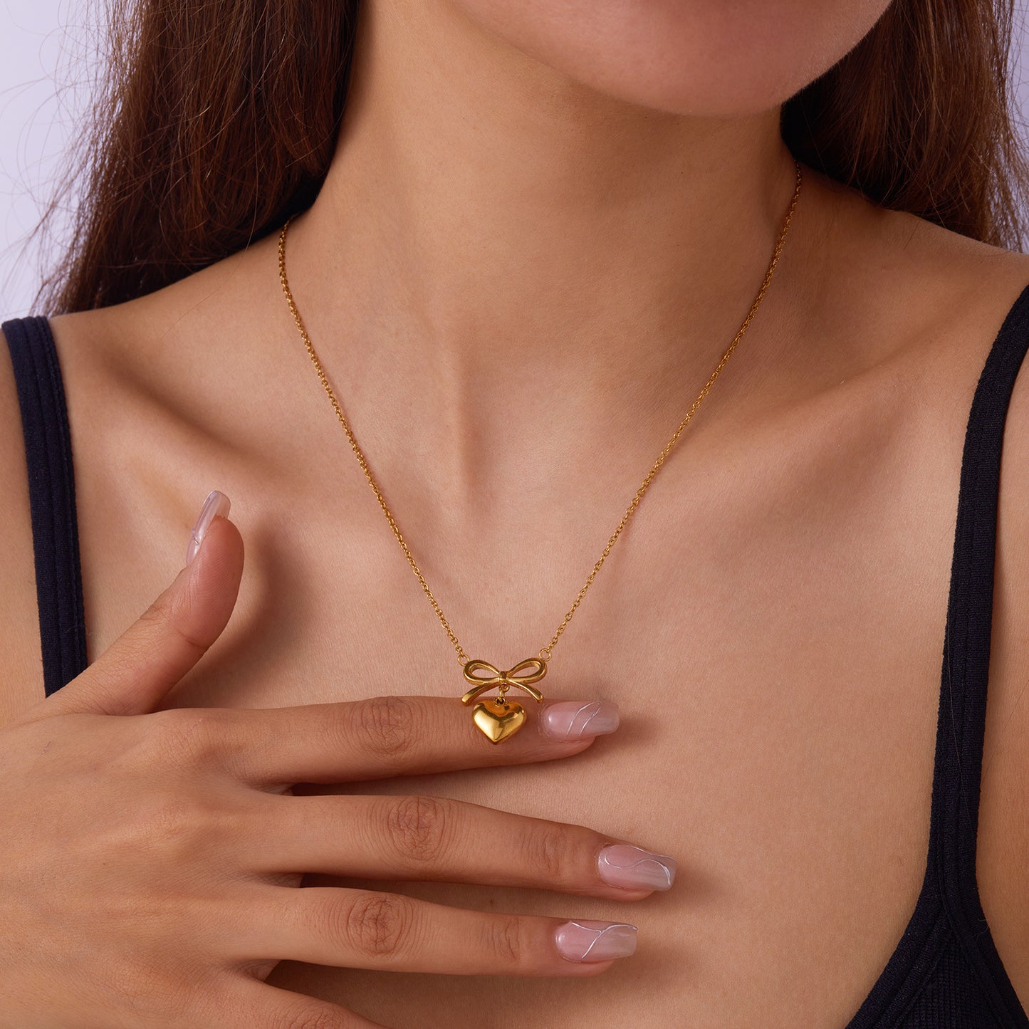 Amour Bow Necklace
