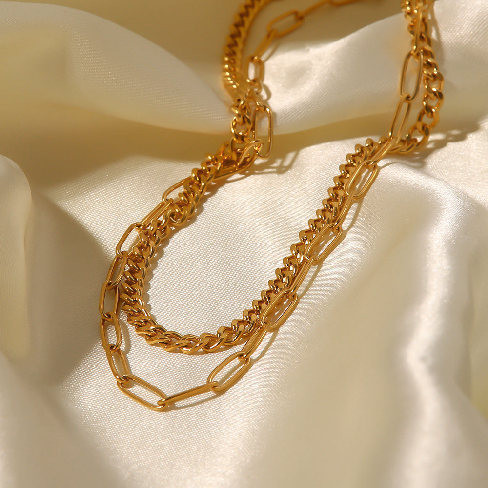 Vespera Double-Layer Necklace