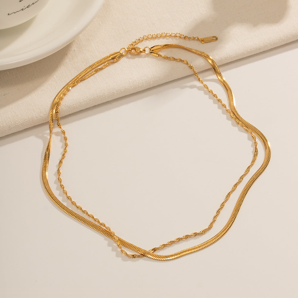 Elaris Double-Layer Necklace