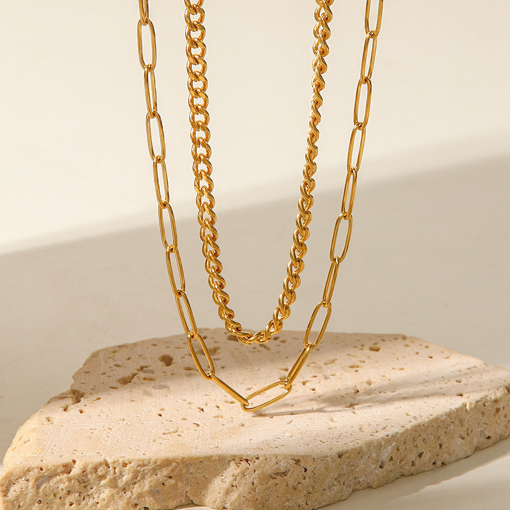 Vespera Double-Layer Necklace