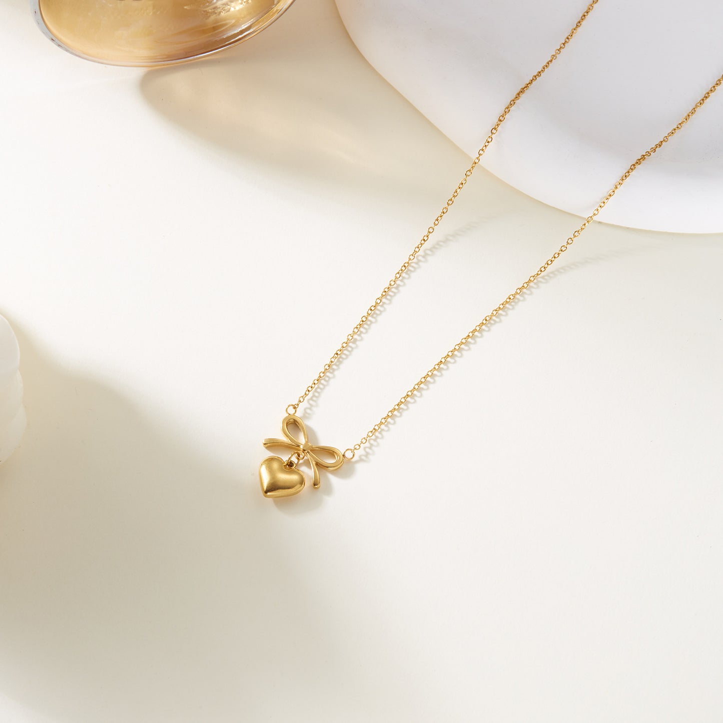 Amour Bow Necklace