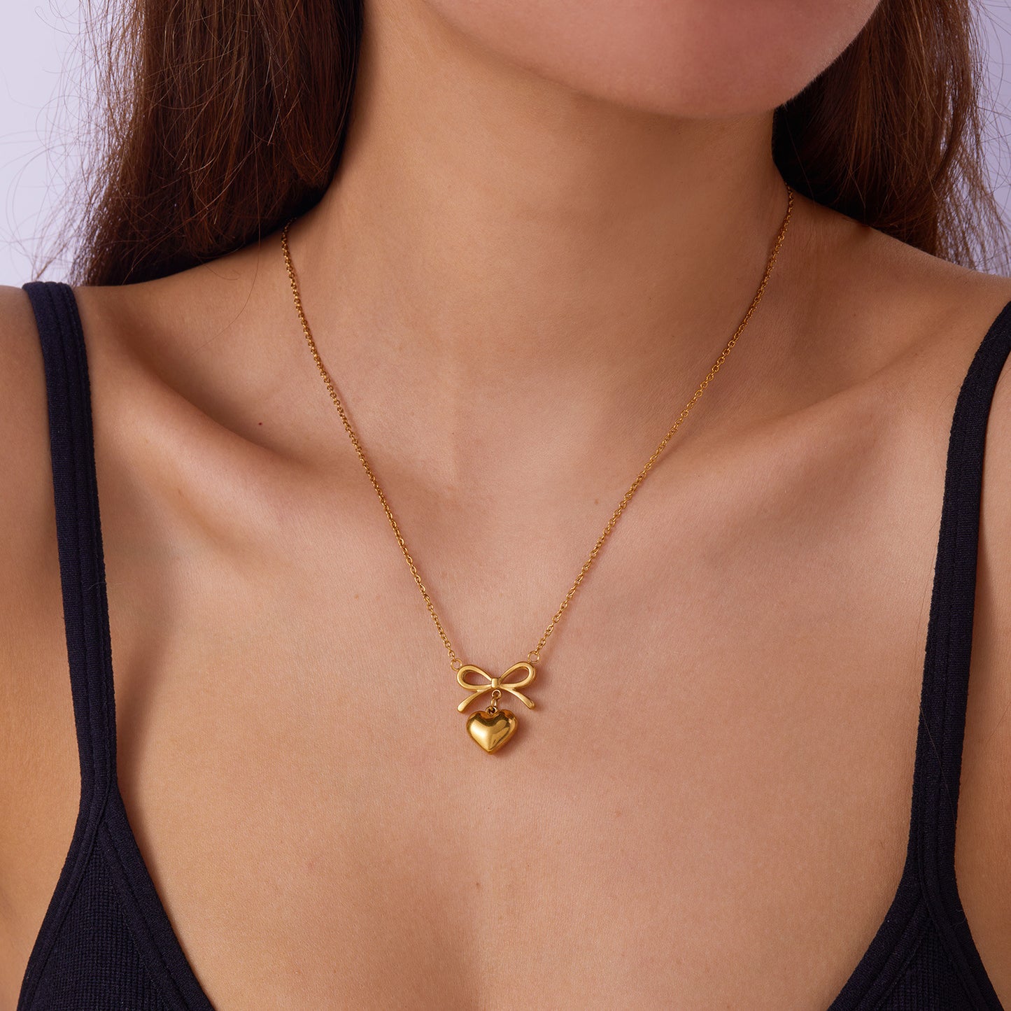 Amour Bow Necklace