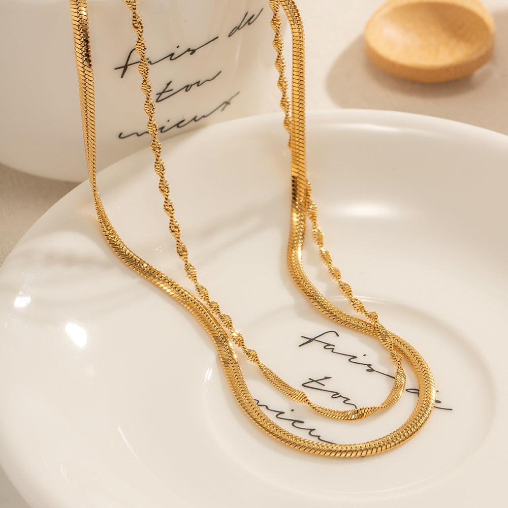 Elaris Double-Layer Necklace